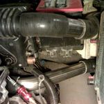 Upper and lower intercooler pipes