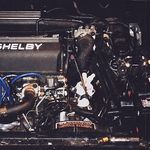 Engine bay just after the rebuild in 98