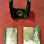 Plates to be welded to the bobble strut bracket